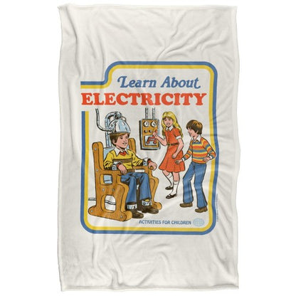 Front - Steven Rhodes Learn About Electricity Soft Touch Blanket