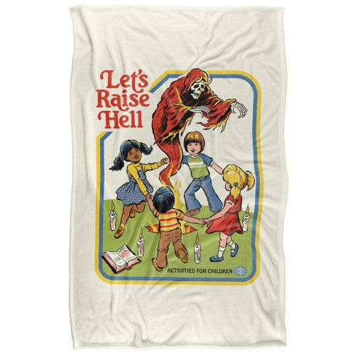 Front - Steven Rhodes Lets Raise Hell Soft Touch Blanket