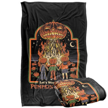 Front - Steven Rhodes Pumpkin Master Soft Touch Blanket