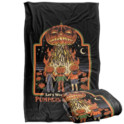 Front - Steven Rhodes Pumpkin Master Soft Touch Blanket