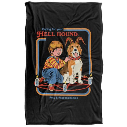 Front - Steven Rhodes Hell Hound Soft Touch Blanket