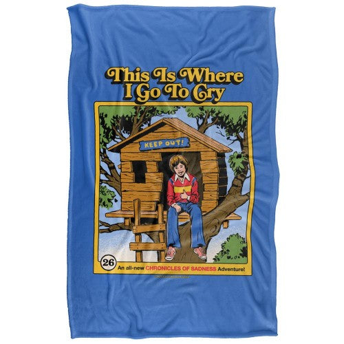 Front - Steven Rhodes This Is Where I Go To Cry Soft Touch Blanket