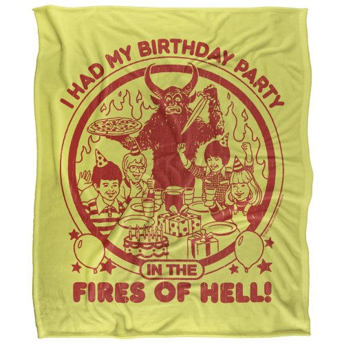 Front - Steven Rhodes Birthday In Hell Soft Touch Blanket