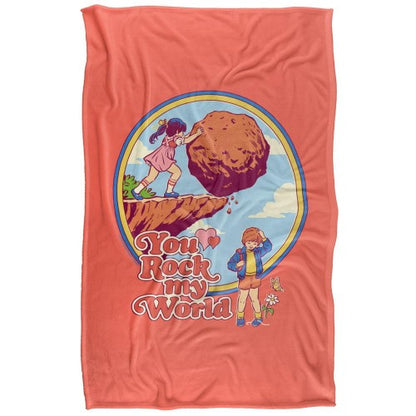 Front - Steven Rhodes You Rock My World Soft Touch Blanket