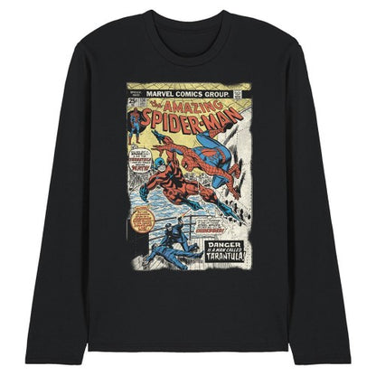 Front - The Amazing Spider-Man Unisex Adult Tarantula Cover Long-Sleeved T-Shirt