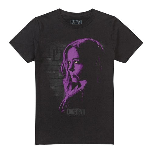 Front - Daredevil Unisex Adult Jessica Jones Paint T-Shirt