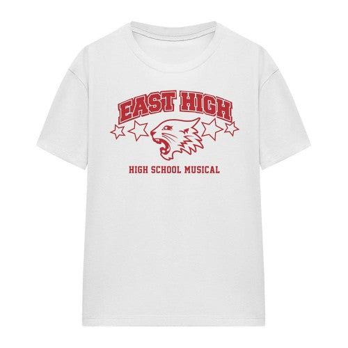 Front - High School Musical Womens/Ladies East High T-Shirt