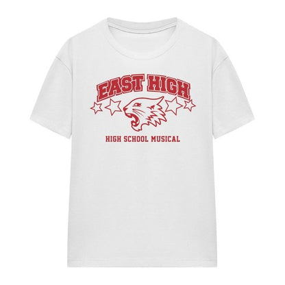 Front - High School Musical Womens/Ladies East High T-Shirt