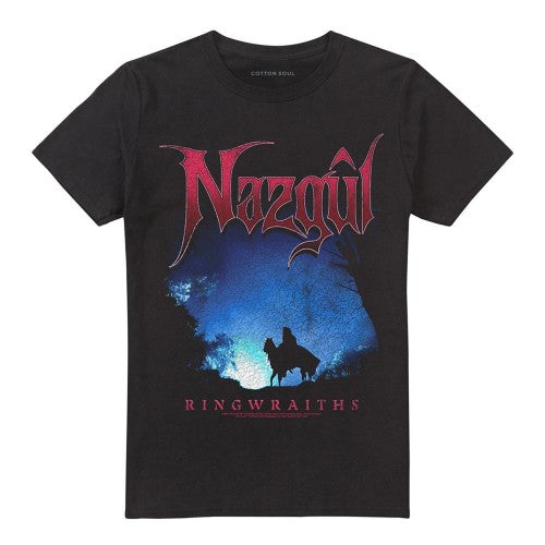 Front - Lord Of The Rings Unisex Adult The Nazgul Ringwraiths Silhouette T-Shirt