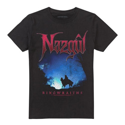Front - Lord Of The Rings Unisex Adult The Nazgul Ringwraiths Silhouette T-Shirt