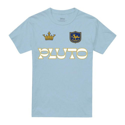 Front - Disney Unisex Adult Pluto Football T-Shirt