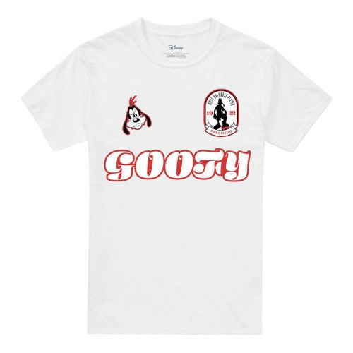 Front - Disney Unisex Adult Goofy Football T-Shirt