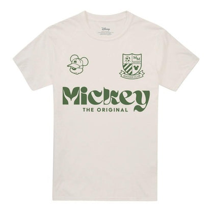 Front - Disney Unisex Adult USA Mickey Mouse Football T-Shirt