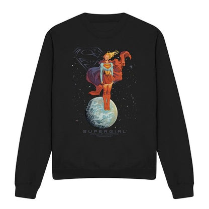 Front - Supergirl Unisex Adult Galactic Woman Of Tomorrow Sweatshirt