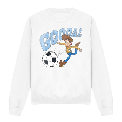 Front - Toy Story Unisex Adult Goal Woody Sweatshirt