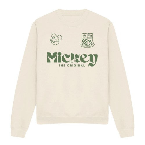 Front - Disney Unisex Adult Football USA Mickey Mouse Sweatshirt