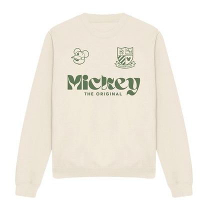 Front - Disney Unisex Adult Football USA Mickey Mouse Sweatshirt