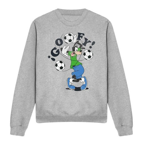 Front - Disney Unisex Adult Football Tangle Goofy Sweatshirt