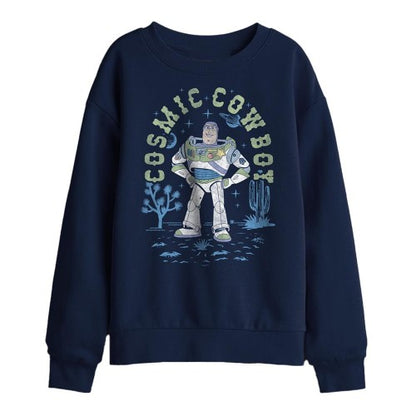 Front - Toy Story 5 Childrens/Kids Cosmic Cowboy Buzz Lightyear Sweatshirt