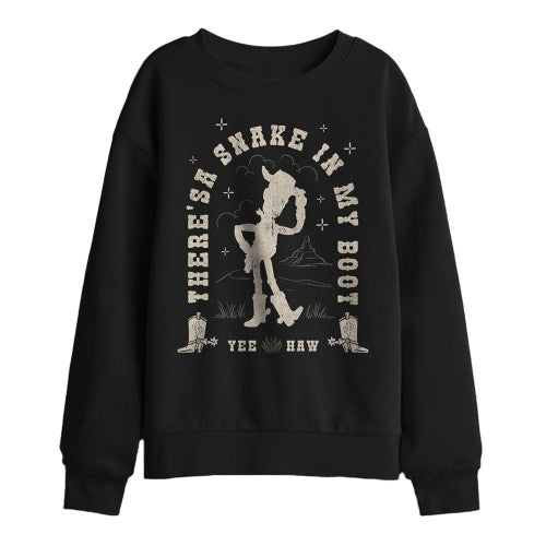 Front - Toy Story 5 Childrens/Kids There´s A Snake In My Boot Woody Sweatshirt