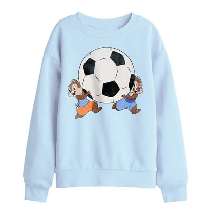Front - Disney Childrens/Kids Chip and Dale Football Sweatshirt