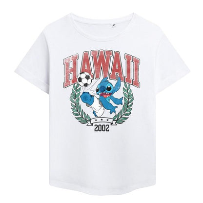 Front - Lilo & Stitch Womens/Ladies Stitch Ball Fashion T-Shirt