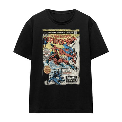 Front - Spider-Man Womens/Ladies Tarantula Retro T-Shirt