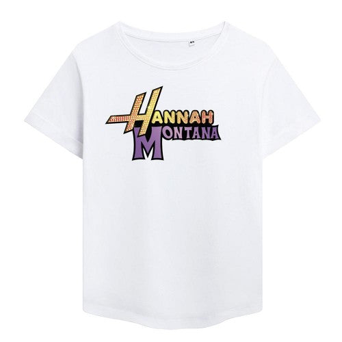 Front - Hannah Montana Womens/Ladies Camp Rock Hannah Montana Logo Fashion T-Shirt