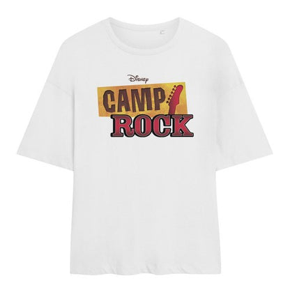 Front - Camp Rock Womens/Ladies Classic Logo Oversized T-Shirt