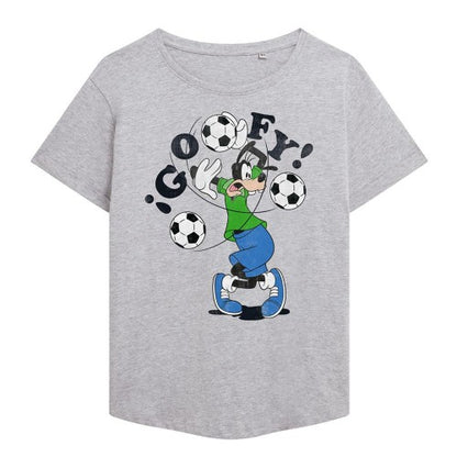 Front - Disney Womens/Ladies Goofy Football Fashion T-Shirt