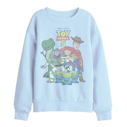 Front - Toy Story 5 Childrens/Kids Faded Pose Logo Sweatshirt