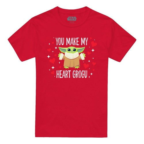 Front - Star Wars Unisex Adult Grogu Star Wars T-Shirt