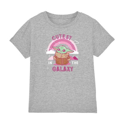 Front - Star Wars Childrens/Kids Cutest In The Galaxy Grogu Star Wars T-Shirt