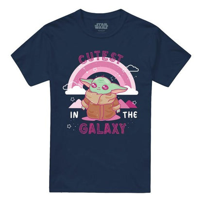 Front - Star Wars Unisex Adult Cutest In The Galaxy Grogu T-Shirt