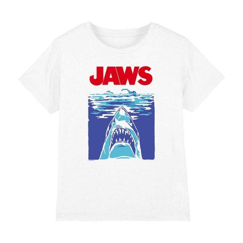 Front - Jaws Childrens/Kids Ringspun Cotton 50th Anniversary T-Shirt