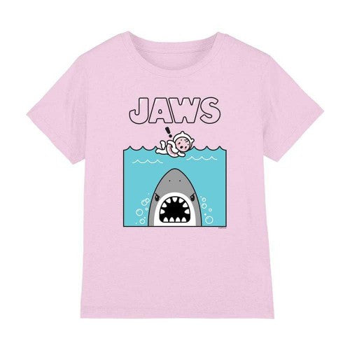 Front - Jaws Childrens/Kids Kawaii 50th T-Shirt