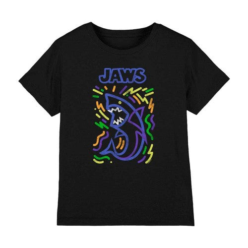 Front - Jaws Childrens/Kids Graffiti 50th T-Shirt