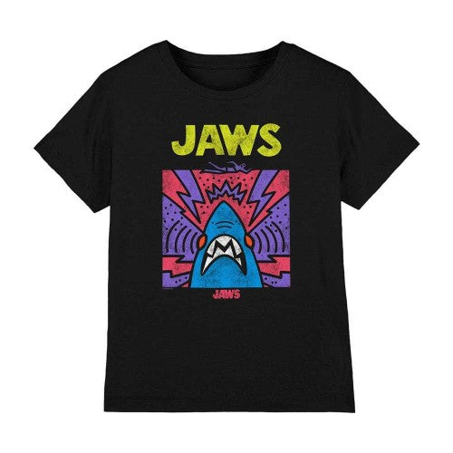 Front - Jaws Childrens/Kids Pen T-Shirt