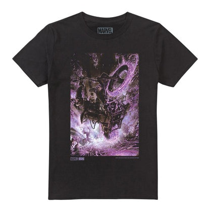 Front - Ghost Rider Unisex Adult Pain T-Shirt