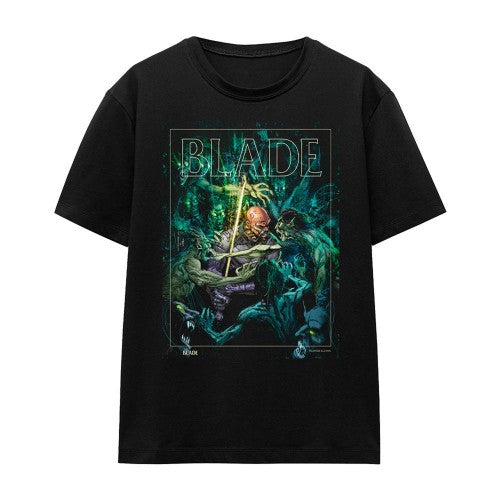 Front - Blade Womens/Ladies Surrounded Ringspun Cotton T-Shirt