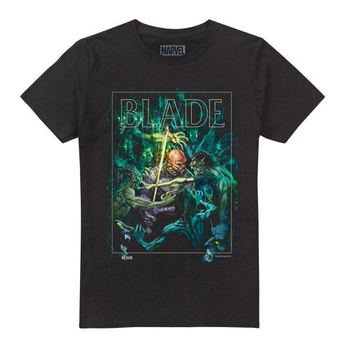 Front - Marvel Unisex Adult Blade Ringspun Cotton T-Shirt