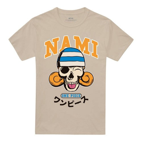 Front - One Piece Unisex Adult Nami Collegic T-Shirt