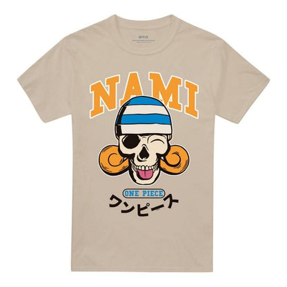 Front - One Piece Unisex Adult Nami Collegic T-Shirt