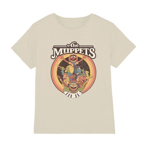 Front - The Muppets Childrens/Kids Electric Mayhem Circle T-Shirt