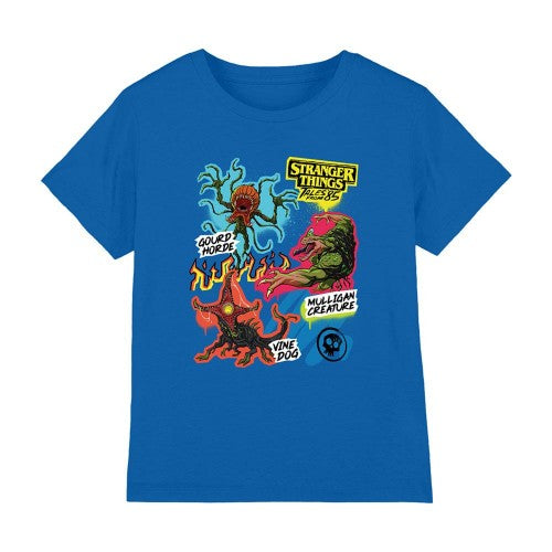 Front - Stranger Things: Tales from ´85 Childrens/Kids Monsters Scrapbook T-Shirt