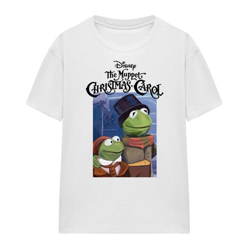 Front - The Muppets Christmas Carol Womens/Ladies Kermit Short-Sleeved T-Shirt
