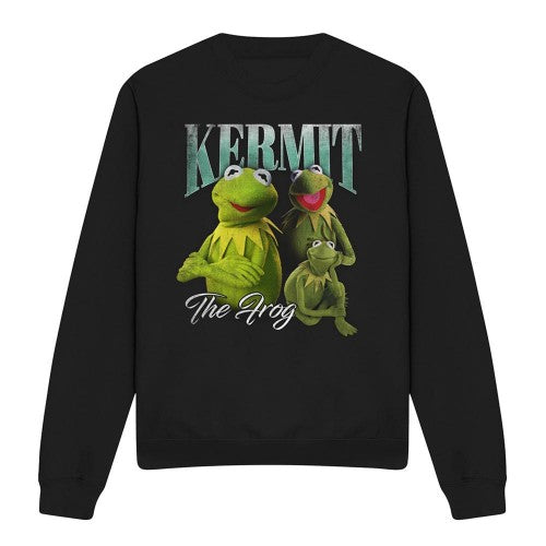 Front - The Muppets Unisex Adult Kermit Homage Sweatshirt