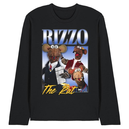 Front - The Muppets Unisex Adult Rizzo Homage Long-Sleeved T-Shirt