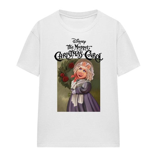 Front - The Muppets Christmas Carol Womens/Ladies Miss Piggy T-Shirt