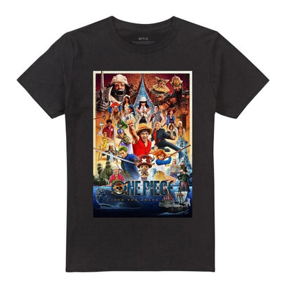 Front - One Piece Unisex Adult Season 2 Poster T-Shirt